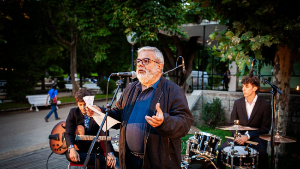 Concierto de César Ibáñez París y Soria Jazz Trío dentro de la programación de Expoesía.