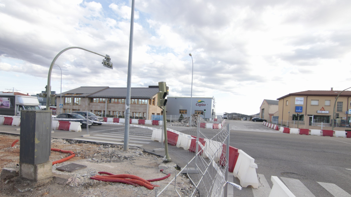 La intersección entre la avenida Valladolid y la calle Piqueras donde se proyecta la glorieta.