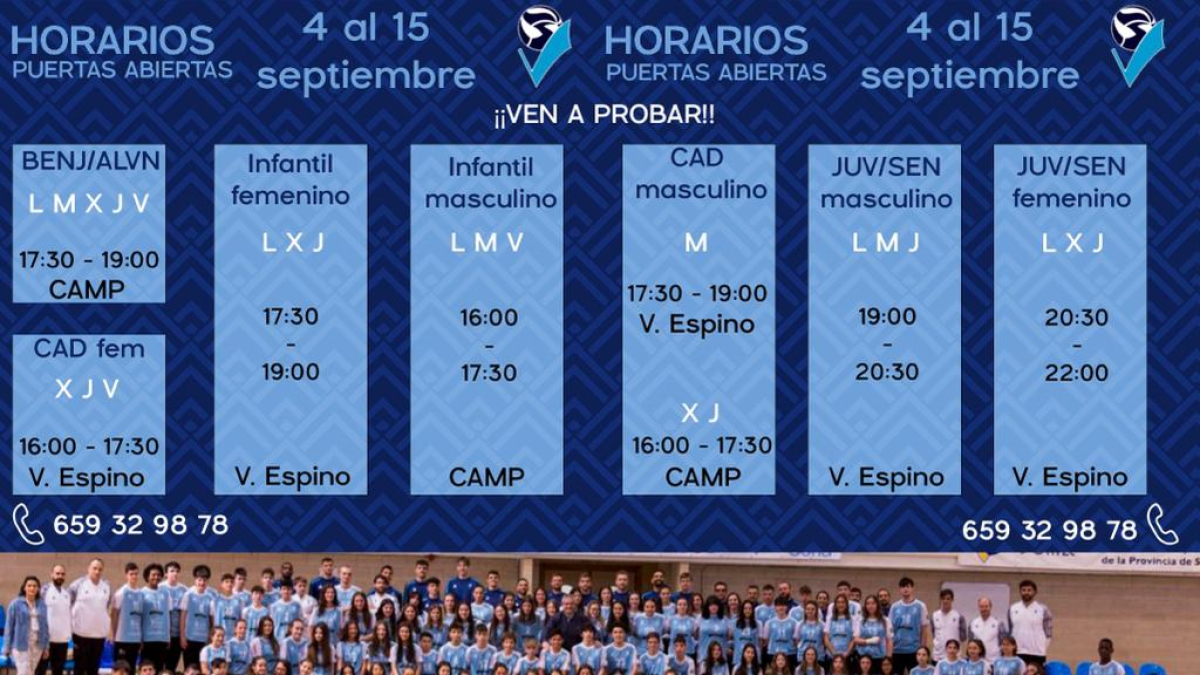 Jornadas de puertas abiertas para la cantera celeste.