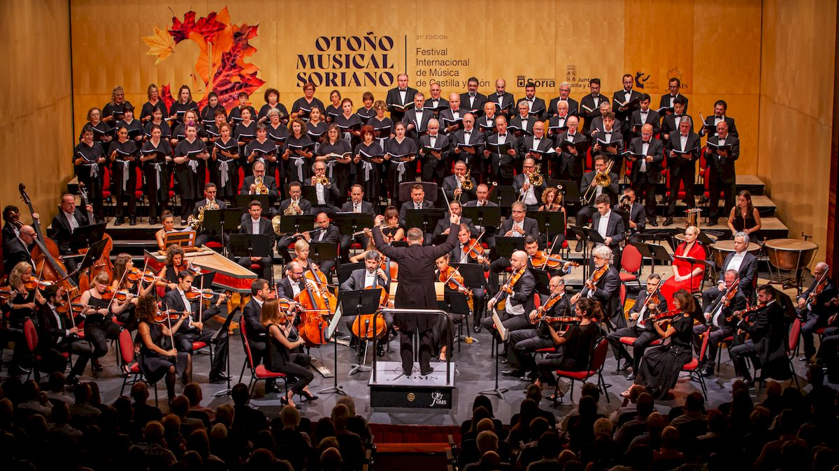 Orquesta Sinfónica y Sociedad Coral de Bilbao en el estreno del Otoño Musical Soriano