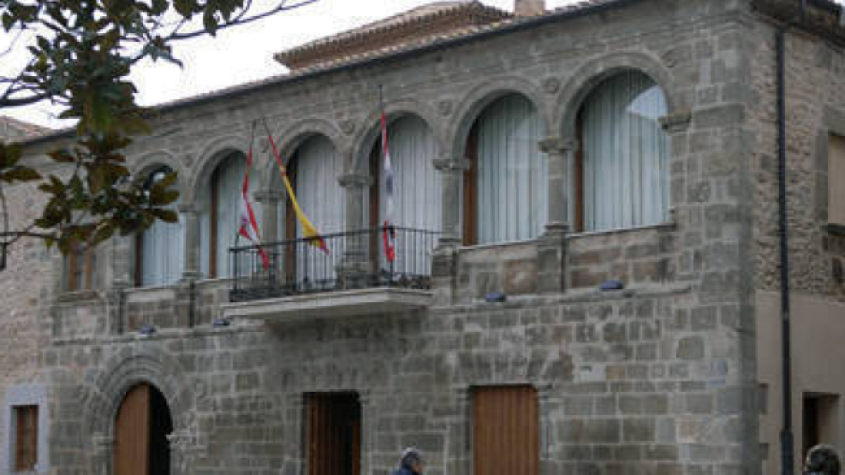 Fachada del Ayuntamiento de Ágreda.