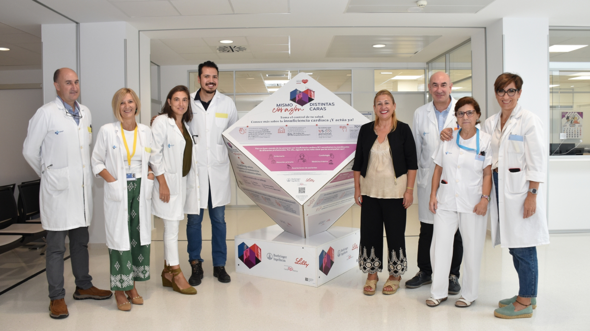 Presentación de la campaña sobre la insuficiencia cardiaca en el hospital universitario de Soria.