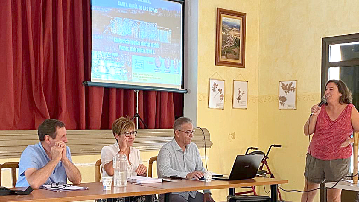 Un momento de la conferencia sobre patrimonio.