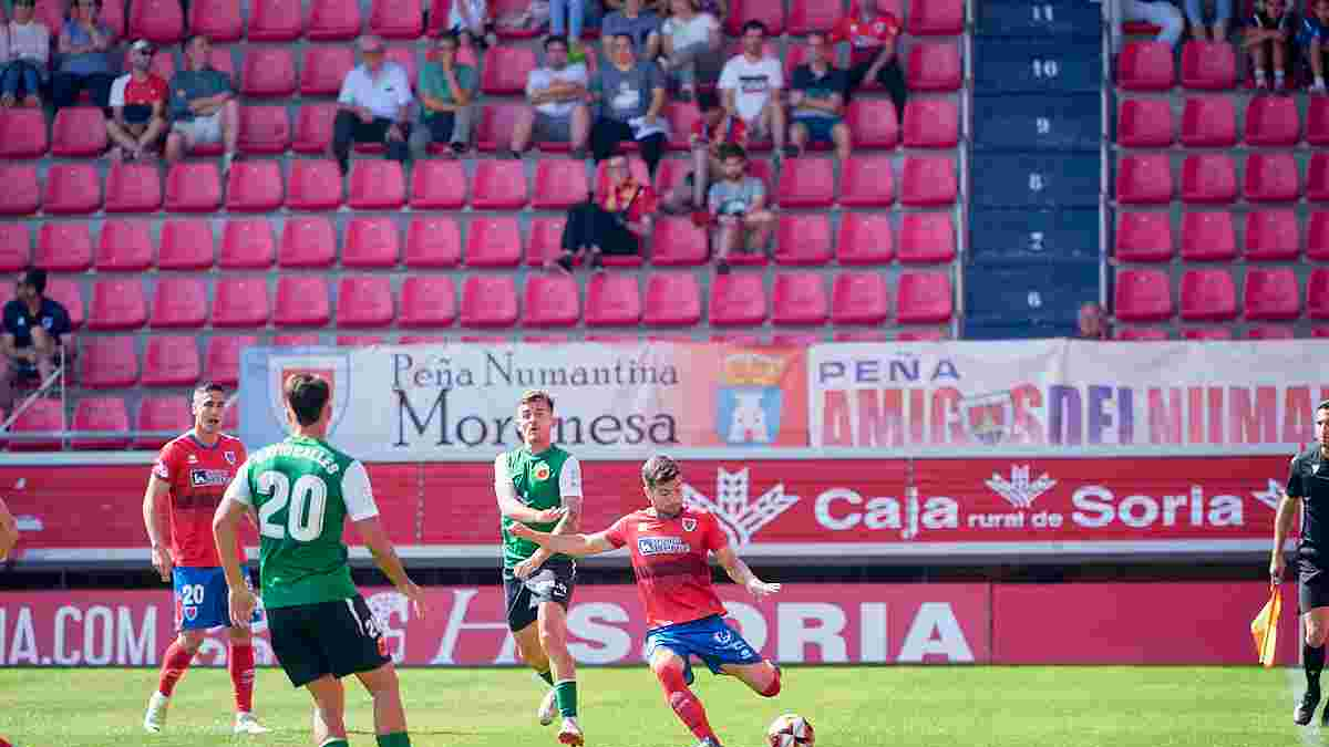El Numancia seguía con su gafe en Los Pajaritos al perder contra el Montijo.