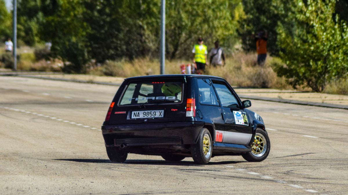 Un R5 Turbo disputa el Slalom puntuable para el autonómico organizado en Soria por BNNO Racing.