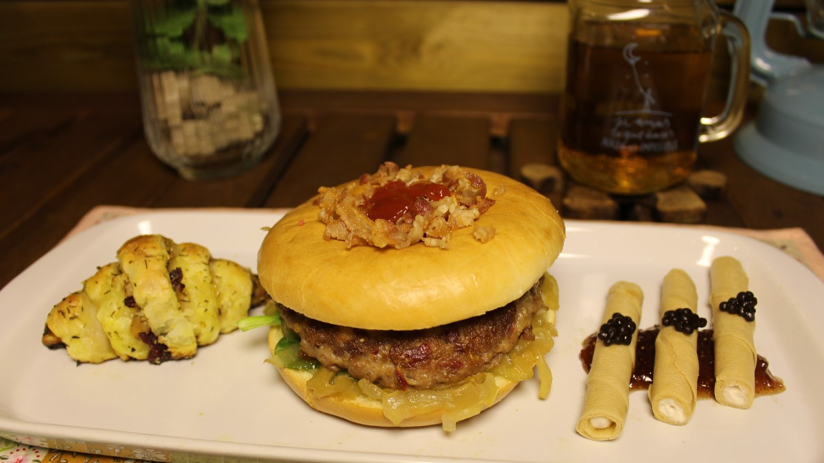 La hamburguesa que representará a Soria en La Mejor Hamburguesa de Castilla y León.