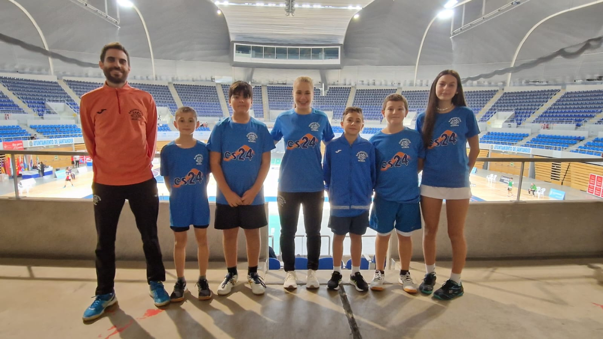 La cantera del Club Bádminton Soria saca nota en el Máster Nacional de Santander.