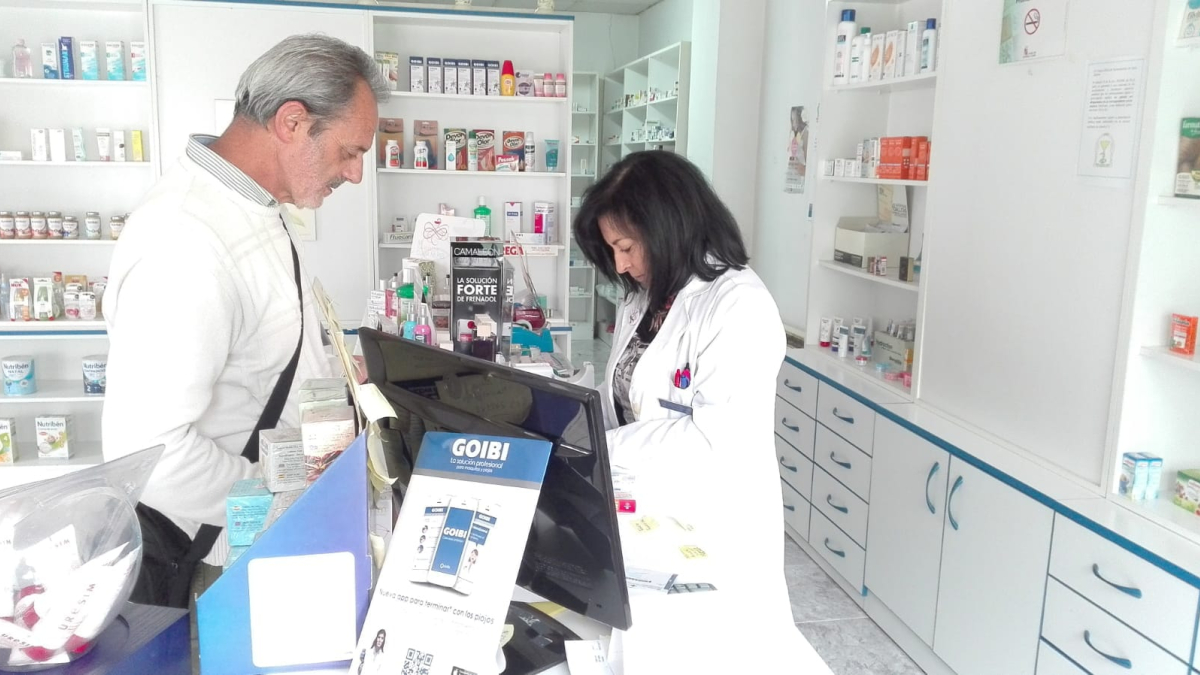 Imagen de archivo de la farmacia de Cabrejas del Pinar.