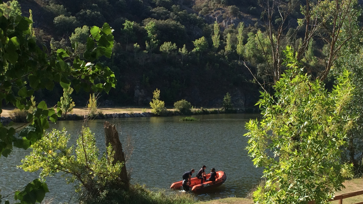 Dispositivo de búsqueda de María Teresa Ariño en verano de 2022.