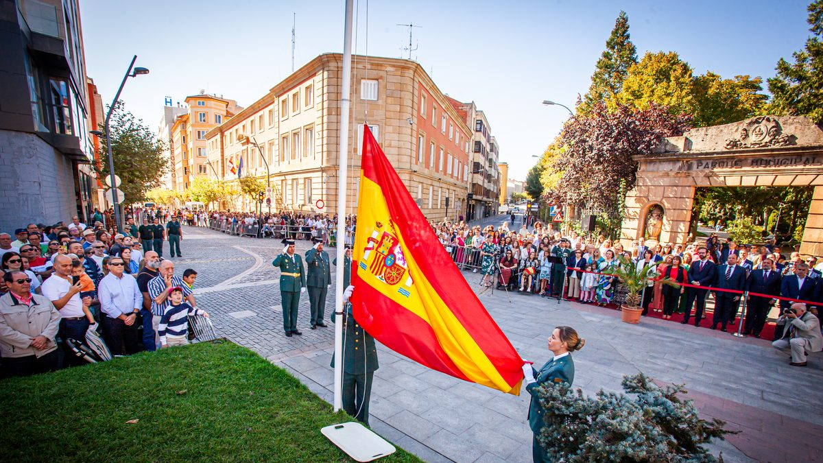 El desfile se celebró en el Día de la Hispanidad