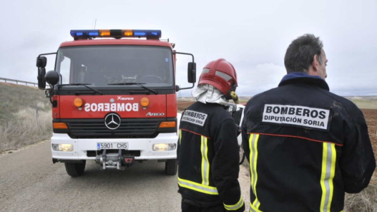 Bomberos de la Diputación de Soria.