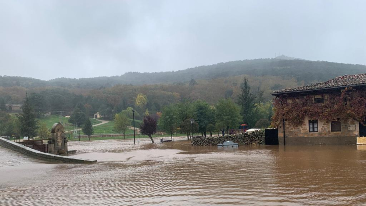 Salduero inundado este último fin de semana.
