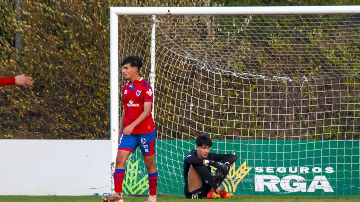 Jugadores del Numancia División de Honor durante un partido