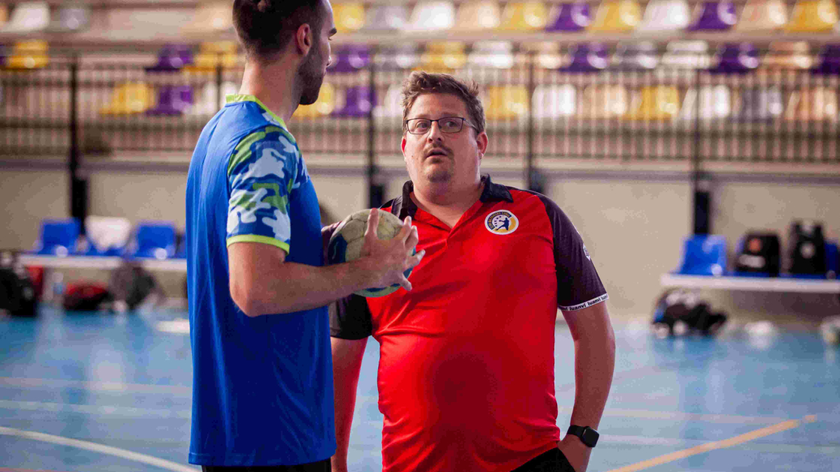 Lluelles en uno de los entrenamientos de principio de temporada.
