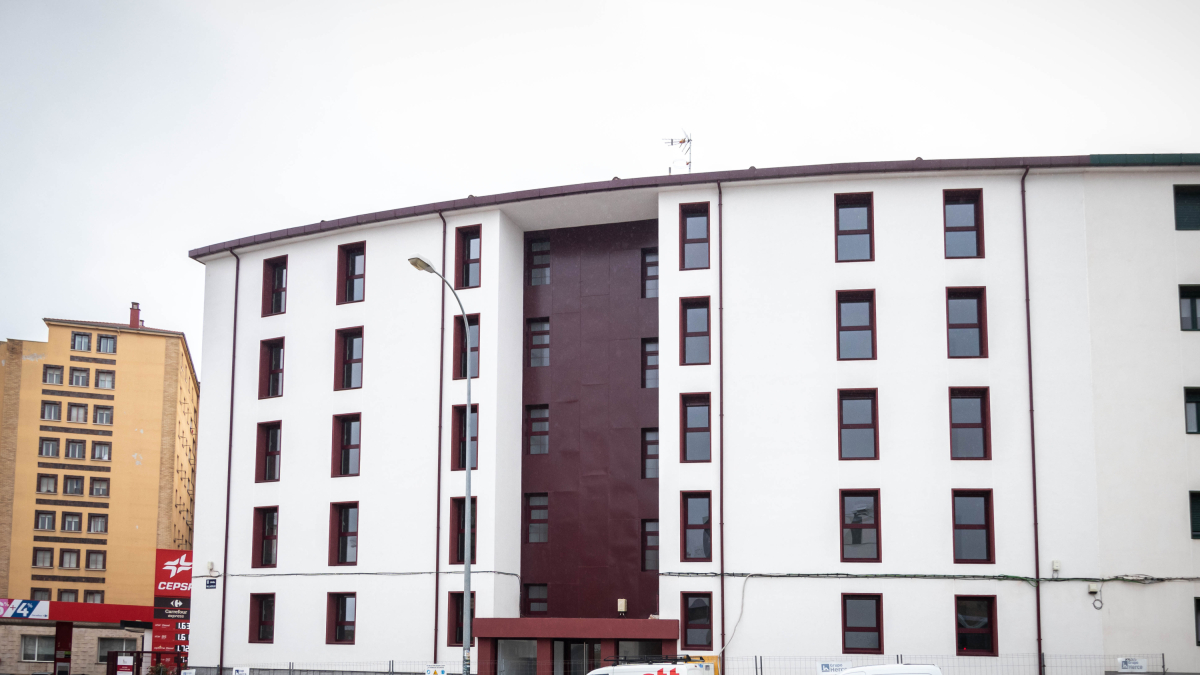 Fachada del edificio de Camineros que se destinará a alquiler para jóvenes menores de 35.GONZALO MONTESEGURO