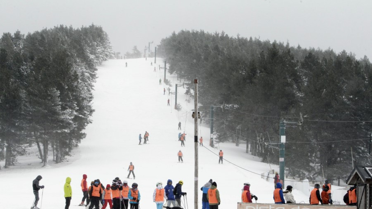 Punto de nieve Santa Inés en Soria