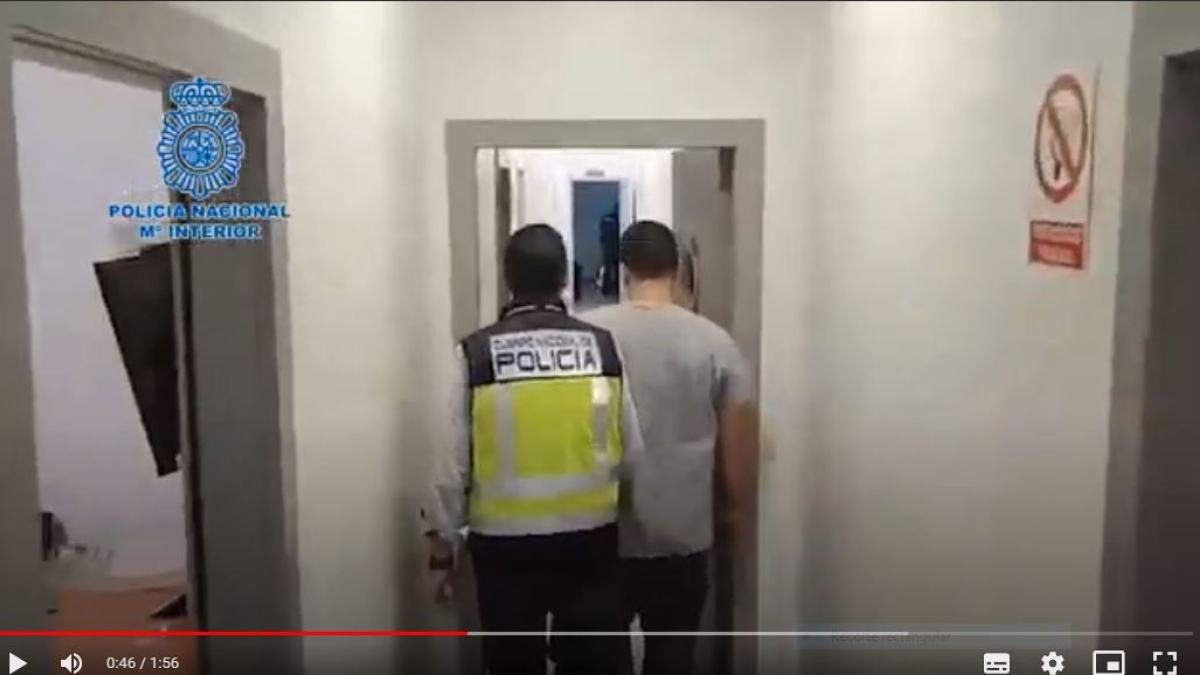 Imagen de una de las detenciones.