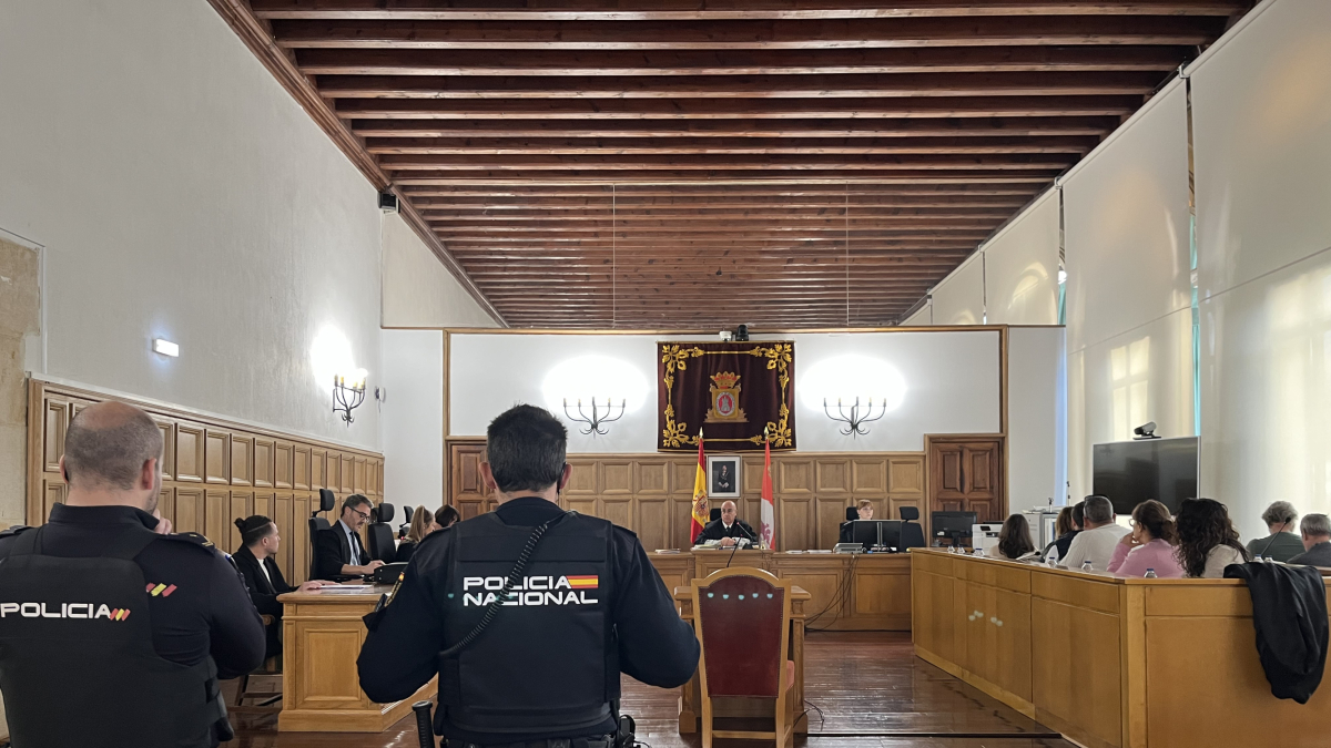 Quinta jornada de celebración del juicio cono jurad popular en la Audiencia Provincial de Soria.
