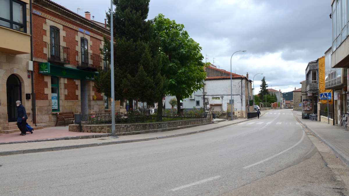 Casco urbano de Covaleda.