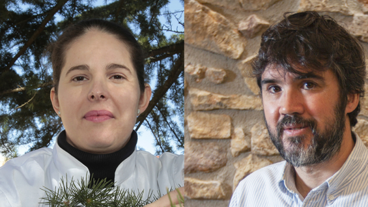 Elena Lucas y Óscar García, los responsables de las dos Estrellas Michelin de Soria.
