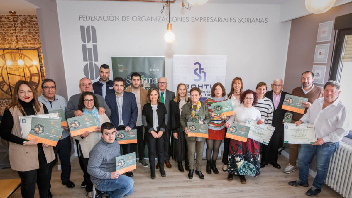 Todos los premiados.