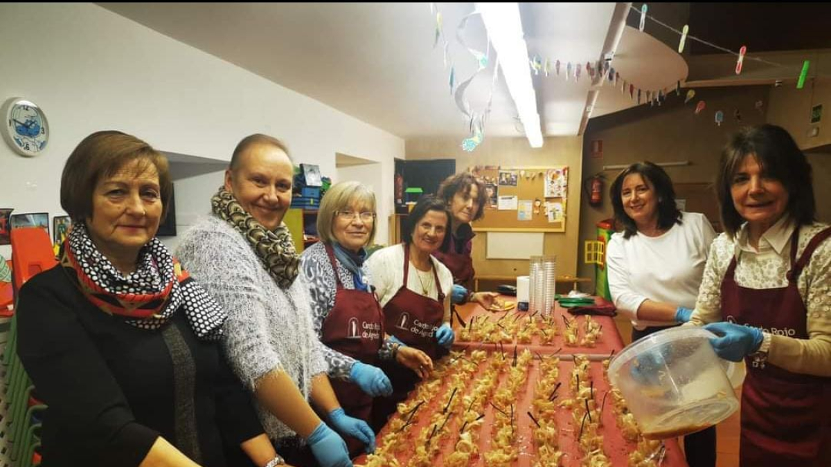 Mujeres de la asociación del Moncayo en una de sus actividades.