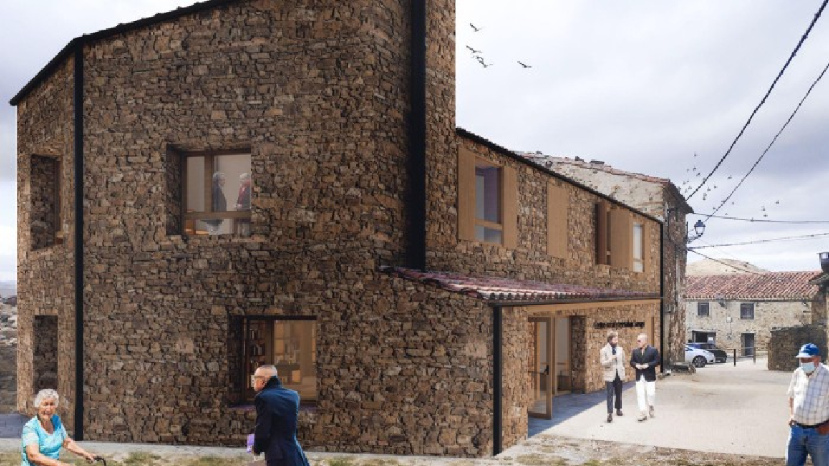 Simulación del espacio ‘coliving’ que se proyecta en Sarnago.