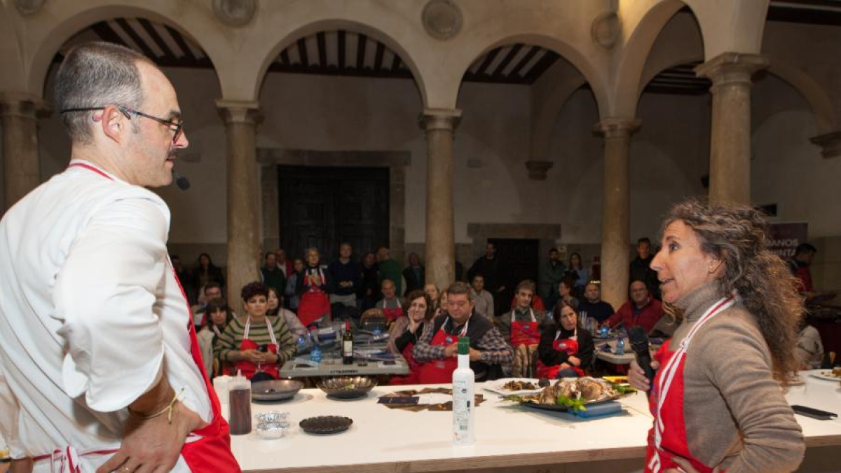 Congreso gastronómico Alimentos Locales de Ágreda en su edición de 2023.