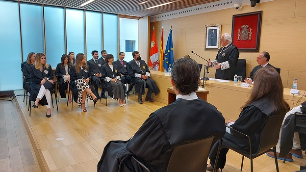 Acto de toma de posesión de jueces del TSJCyL en una imagen de archivo.