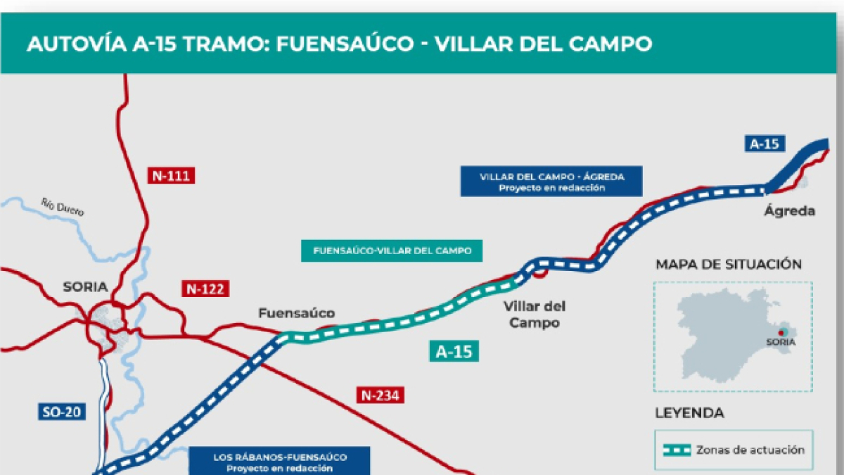 Mapa del trazado. HDS