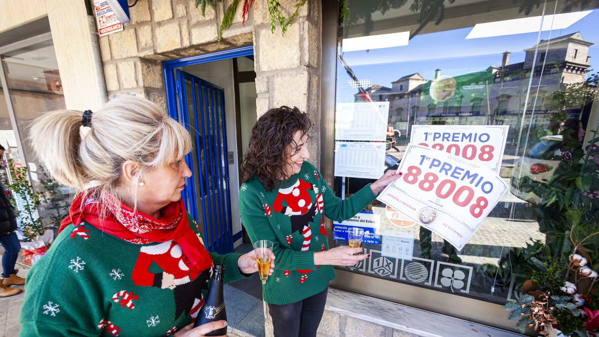 La administración de Almazán repartió un décimo de El Gordo en Navidad.