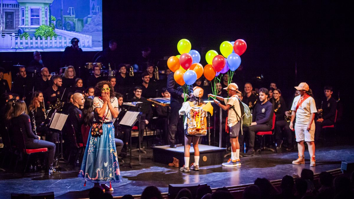 La Banda Municipal de Música interpretó canciones para los más pequeños