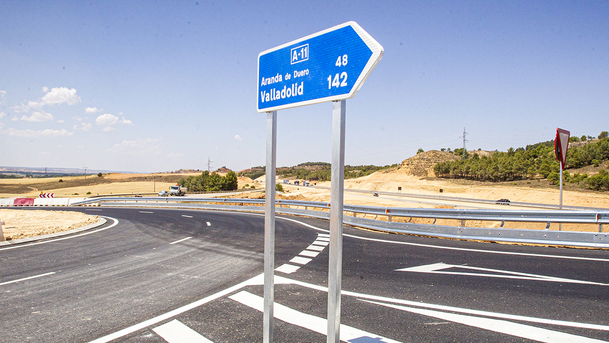 Un tramo de la Autovía del Duero