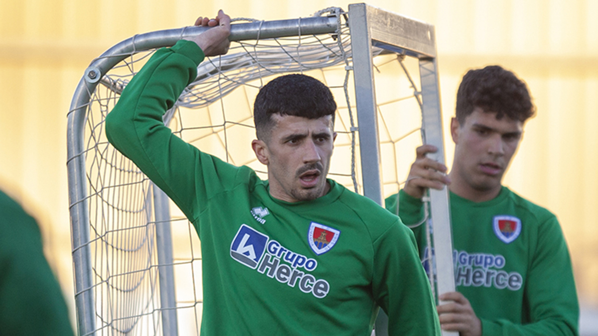 Tamayo anotaba el último gol del Numancia en el empate ante el Talavera.