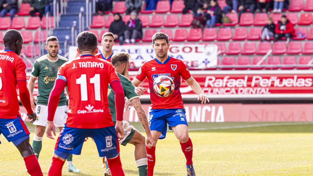 Imagen de la goleada del Numancia el pasado domingo al Cacereño