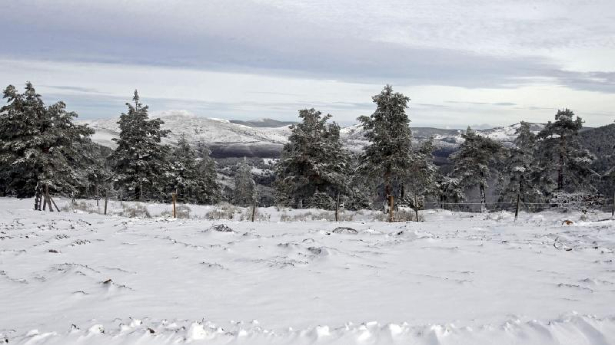 Zona de Montenegro nevada en una imagen de archivo.