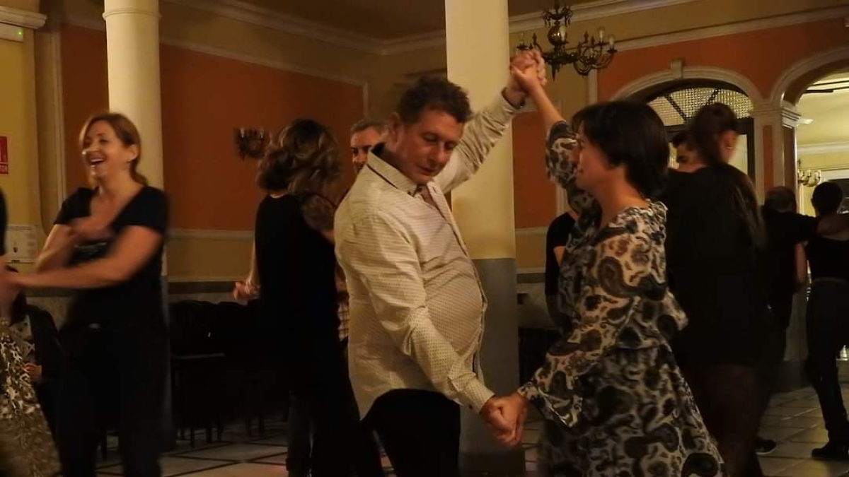 Sesión de baile en el Casino en una cita anterior de Soriabaila.