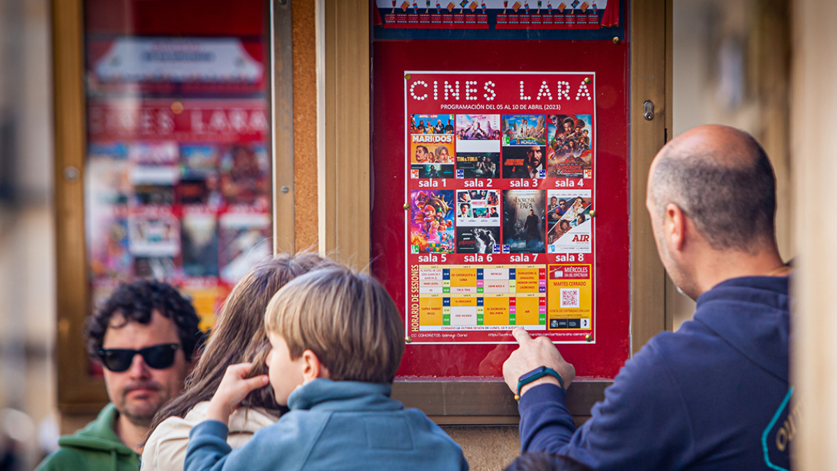 Cines Lara cierran 2023 con cifras optimistas pero lejos de 2019.