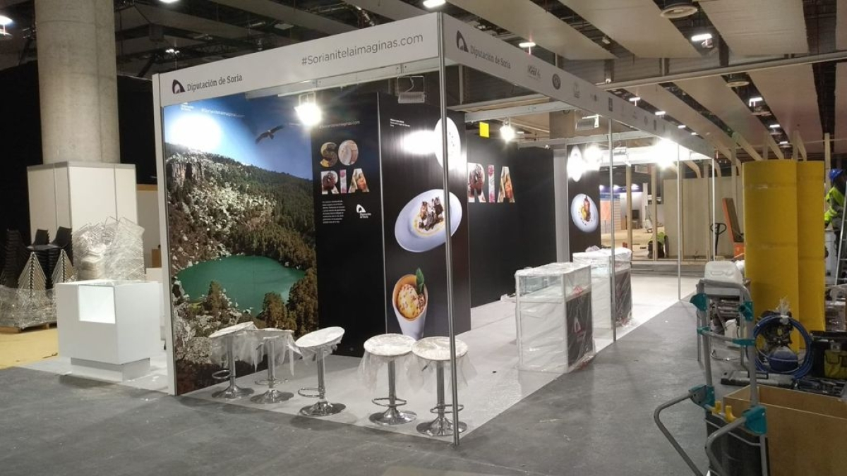 Stand de la Diputación de Soria en una edición previa de Madrid Fusión.