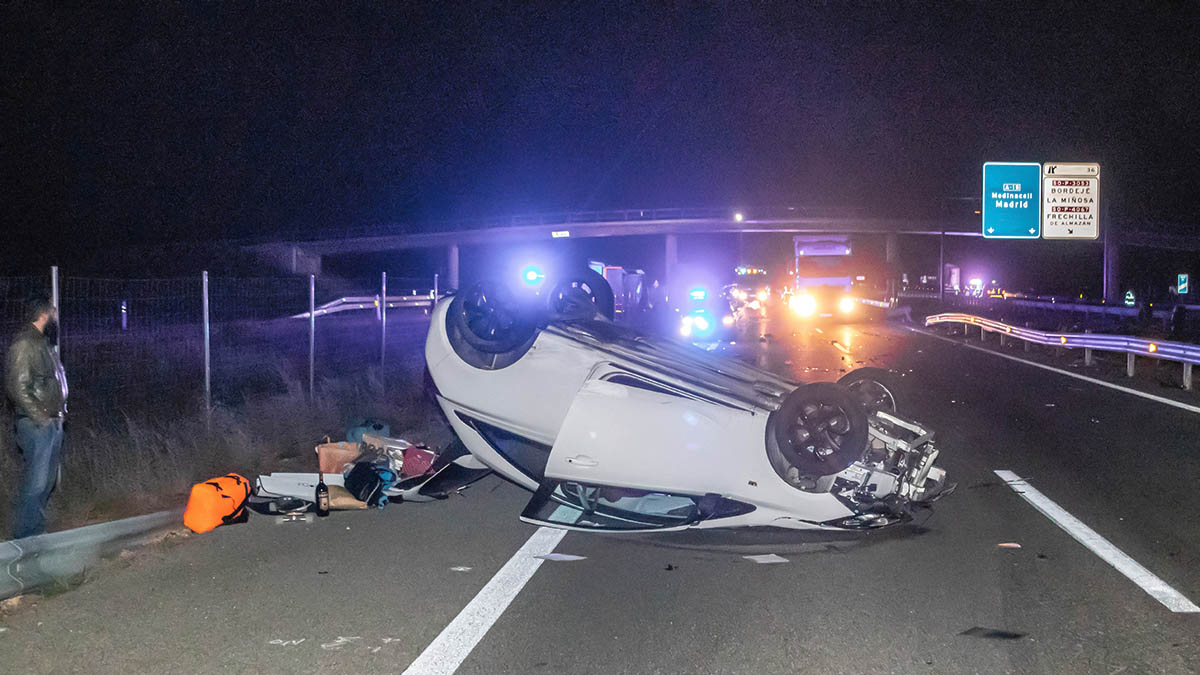 Accidente de tráfico en Soria.