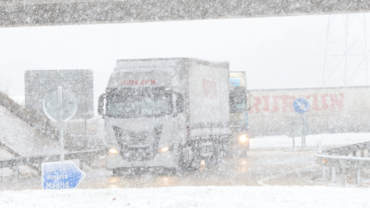 La situación viaria comienza a ser preocupante en las carreteras del sur de Soria.