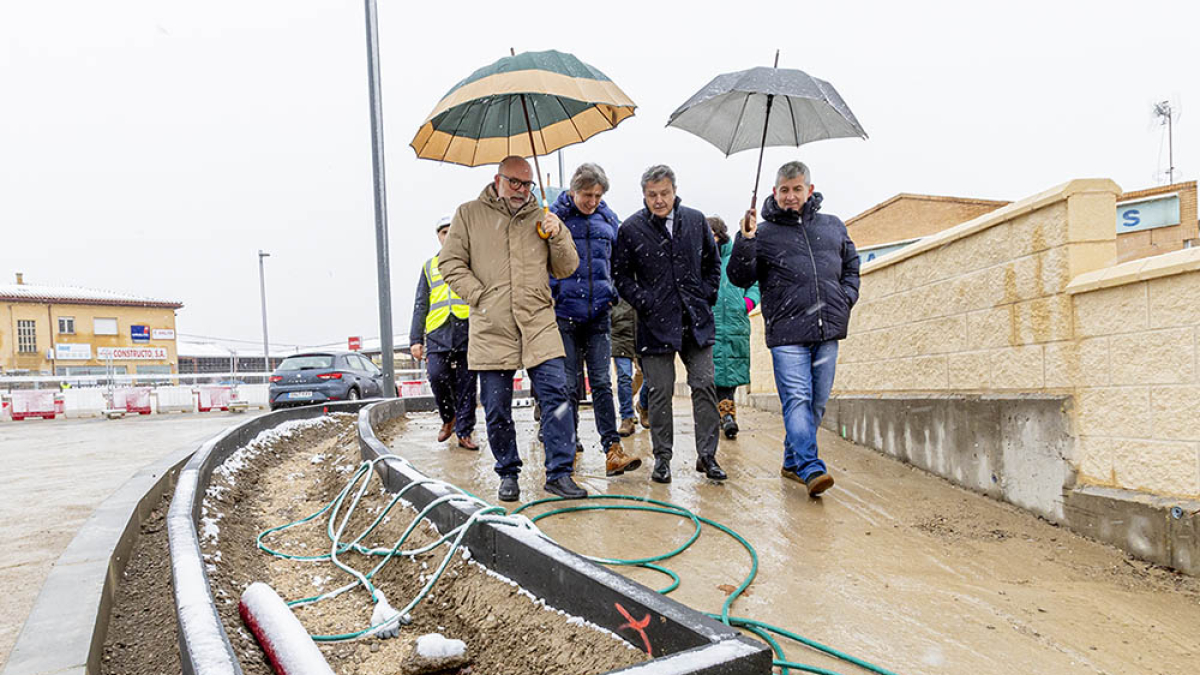 Santano conoce de primera mano las obras de la primera fase de las travesías de la capital.