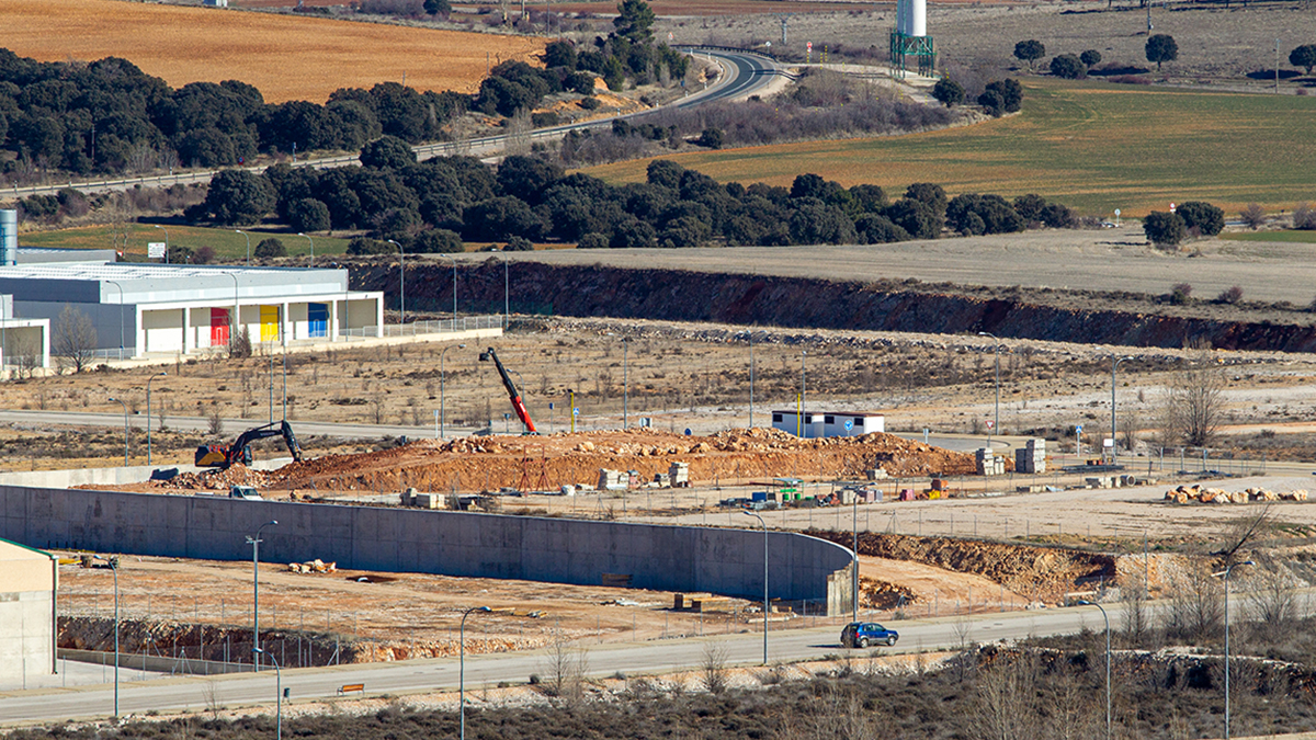 Panorámica del polígono de Valcorba.