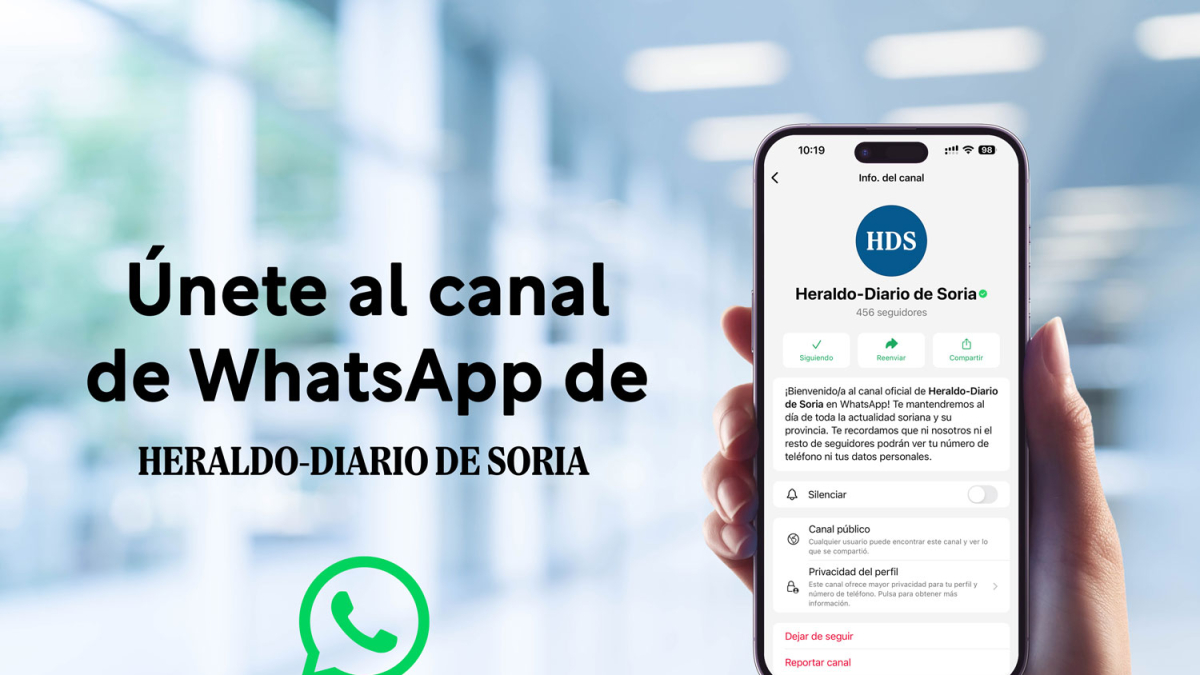 Heraldo-Diario de Soria llega ahora a los canales de WhatsApp