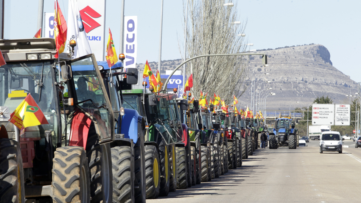 Tractorada celebrada en marzo de 2020