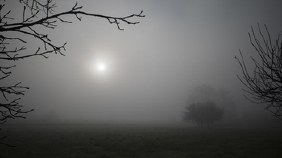 Amanecer con frío en Castilla y León.