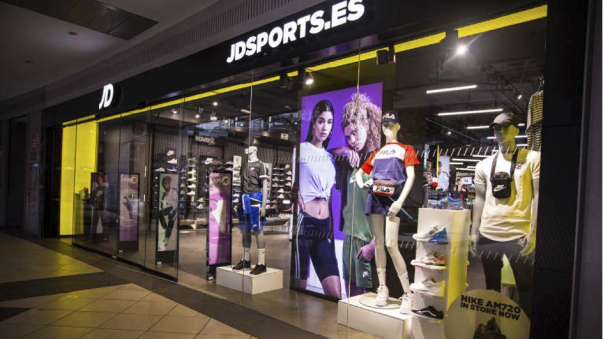 Detalle de una de las tiendas de JD Sports.