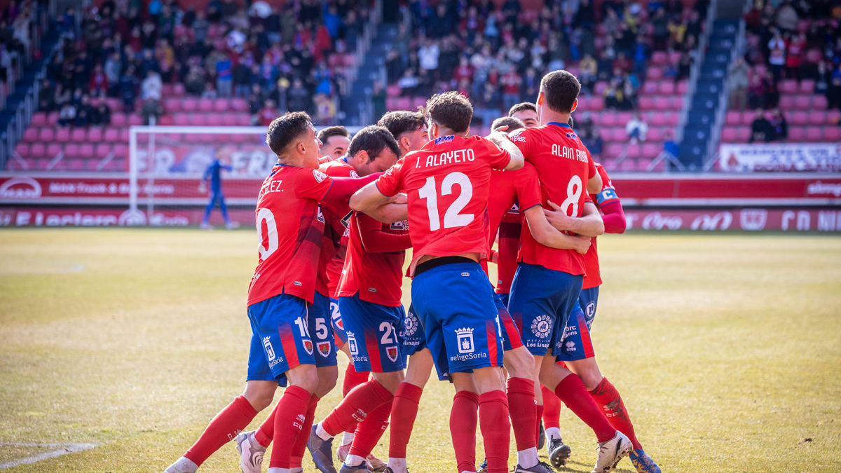El Numancia ha ganado los cuatro últimos partidos como local y lo ha hecho goleando a sus rivales.