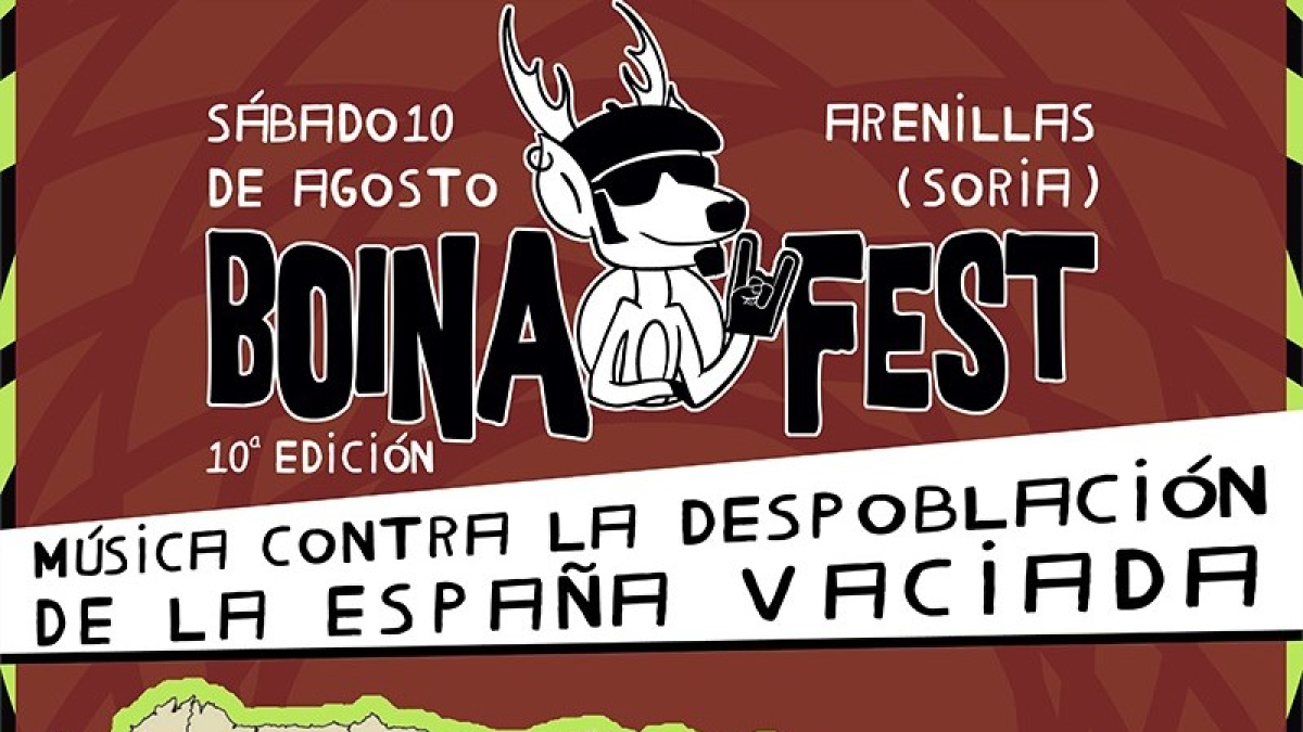 Detalle del cartel del Boina Fest 2024.