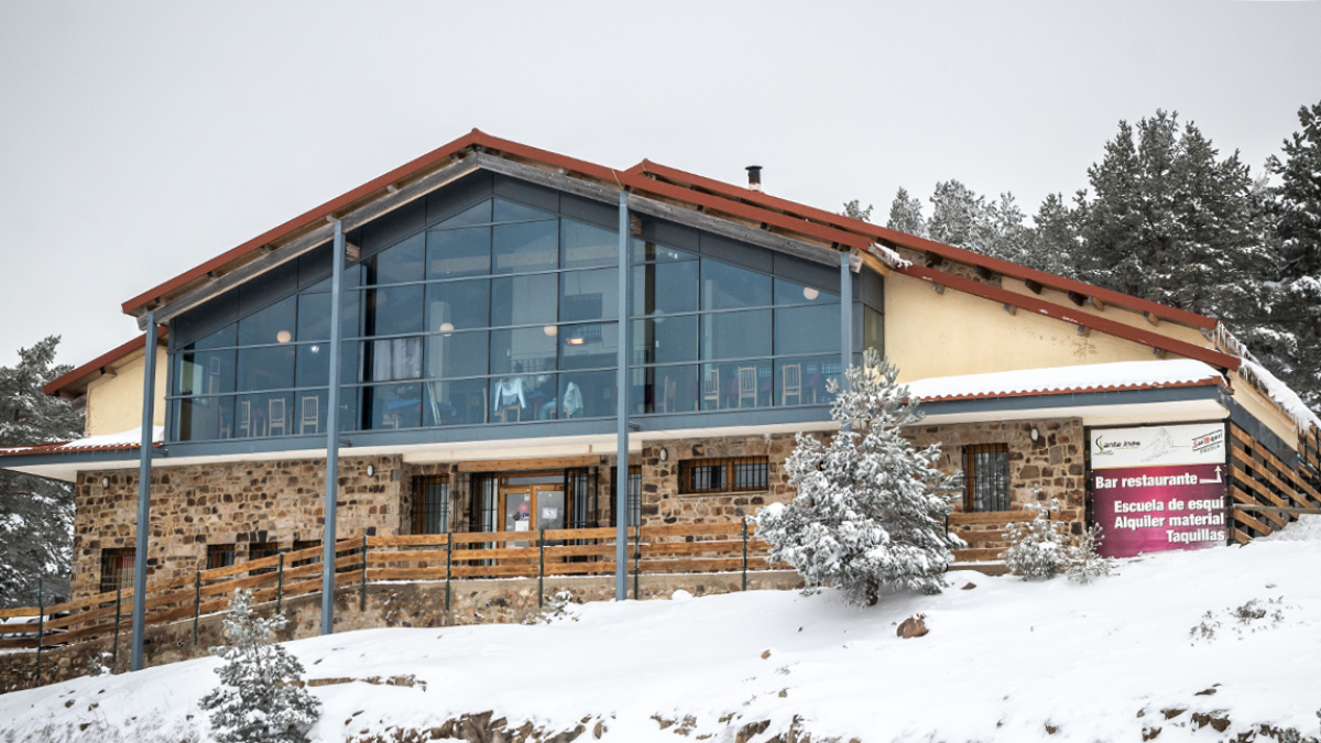 Instalaciones del Punto de Nieve de Santa Inés.